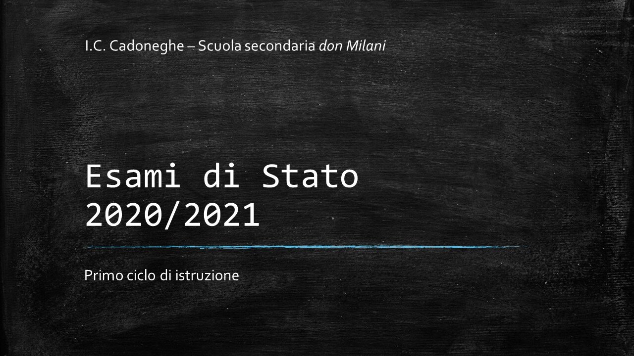 Esame di Stato: l'elaborato