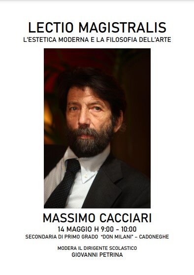 Massimo Cacciari a confronto con gli alunni della "don Milani"
