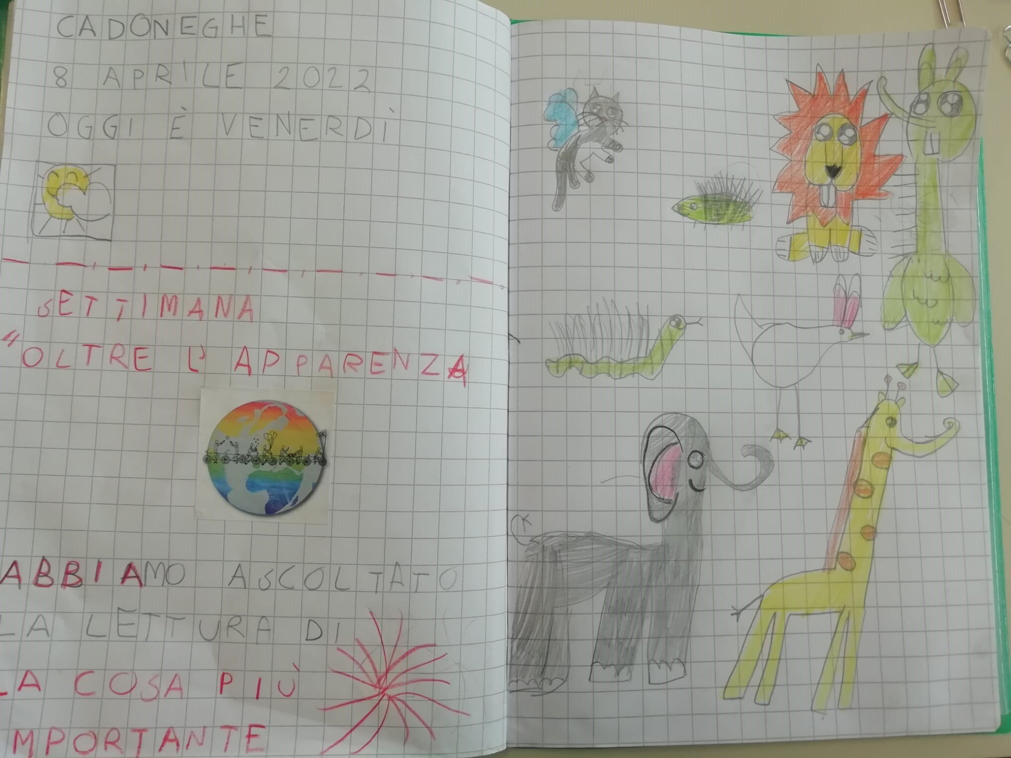 Scuola primaria "Zanon" - Progetto Oltre l'apparenza 2021/2022