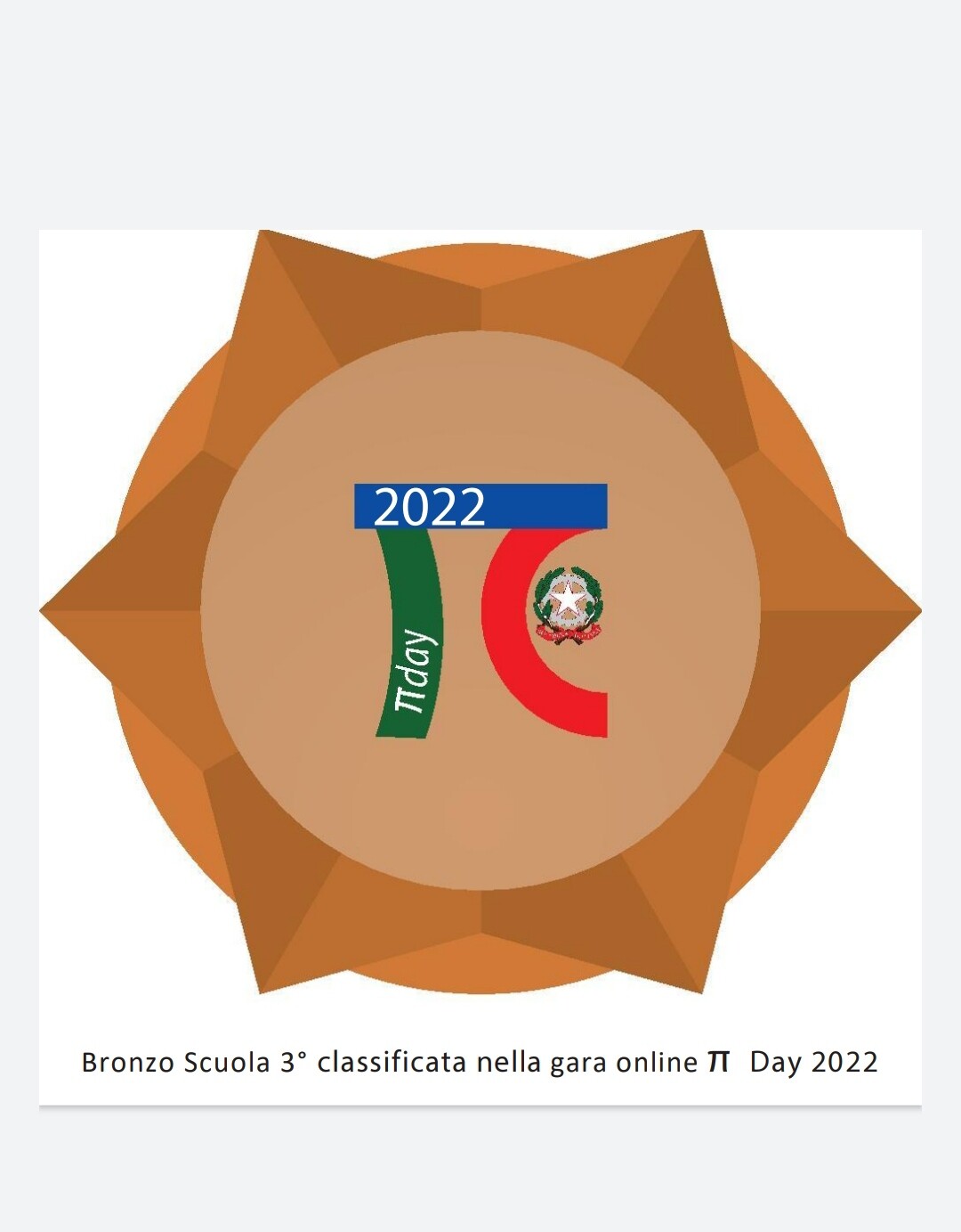 Pi Greco Day - medaglia di bronzo